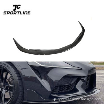 Carbon Fiber Front Bumper Lip Splitter for Toyota GR Supra A90 Edition 2019-2020